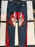 Graphic jeans