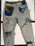 Custom baggy camo jeans