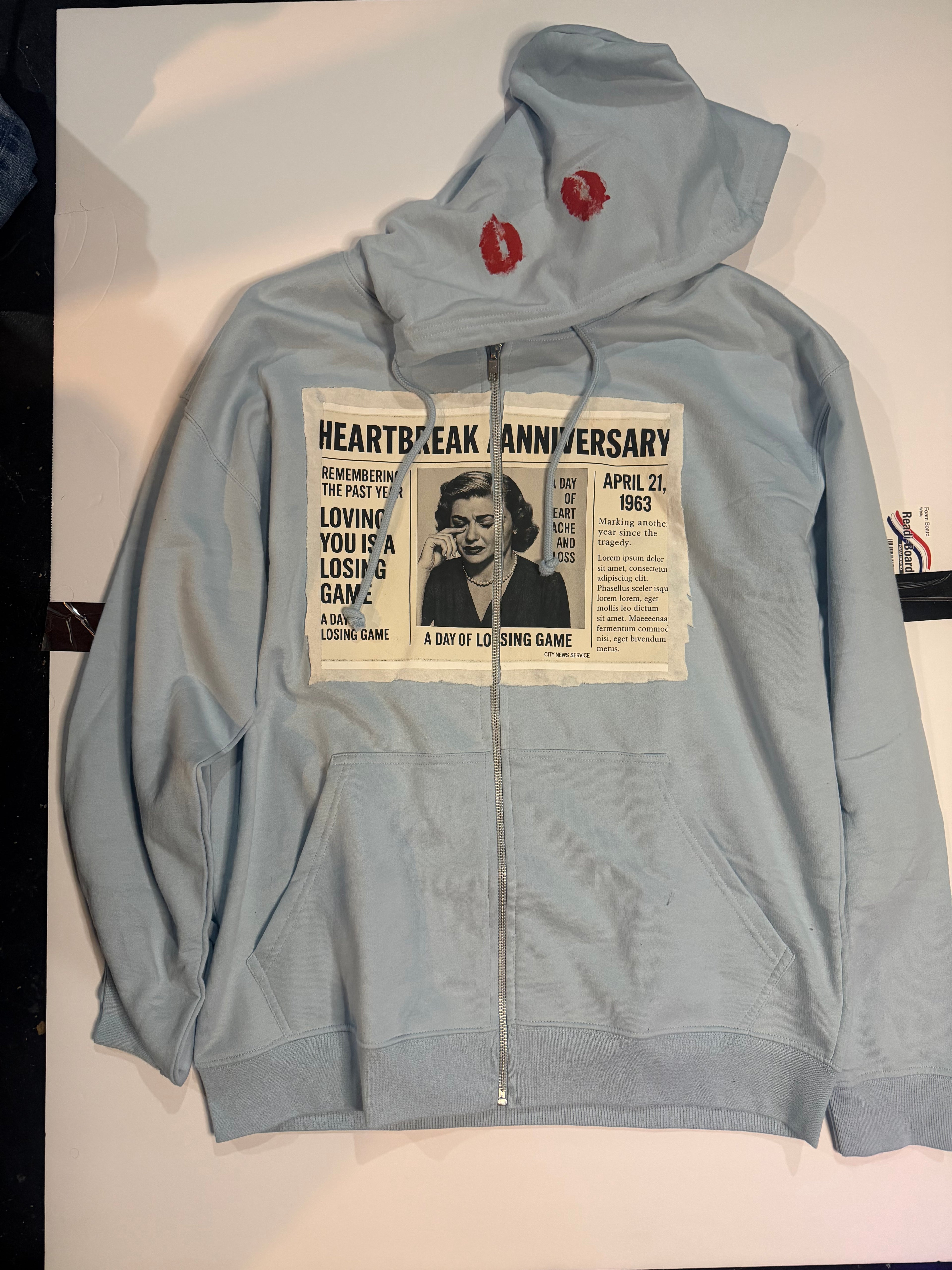 Lover boy zip up hoodie